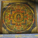 Throughout the area are examples of religious art in various styles – you don’t have to go inside a monastery or gompa to see them! This mandala is painted on the ‘gate’ to Marpha town